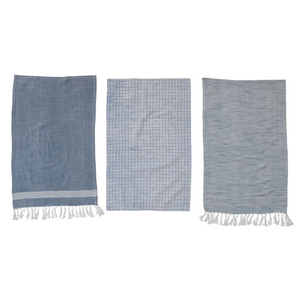 Blue + White Tea Towels 