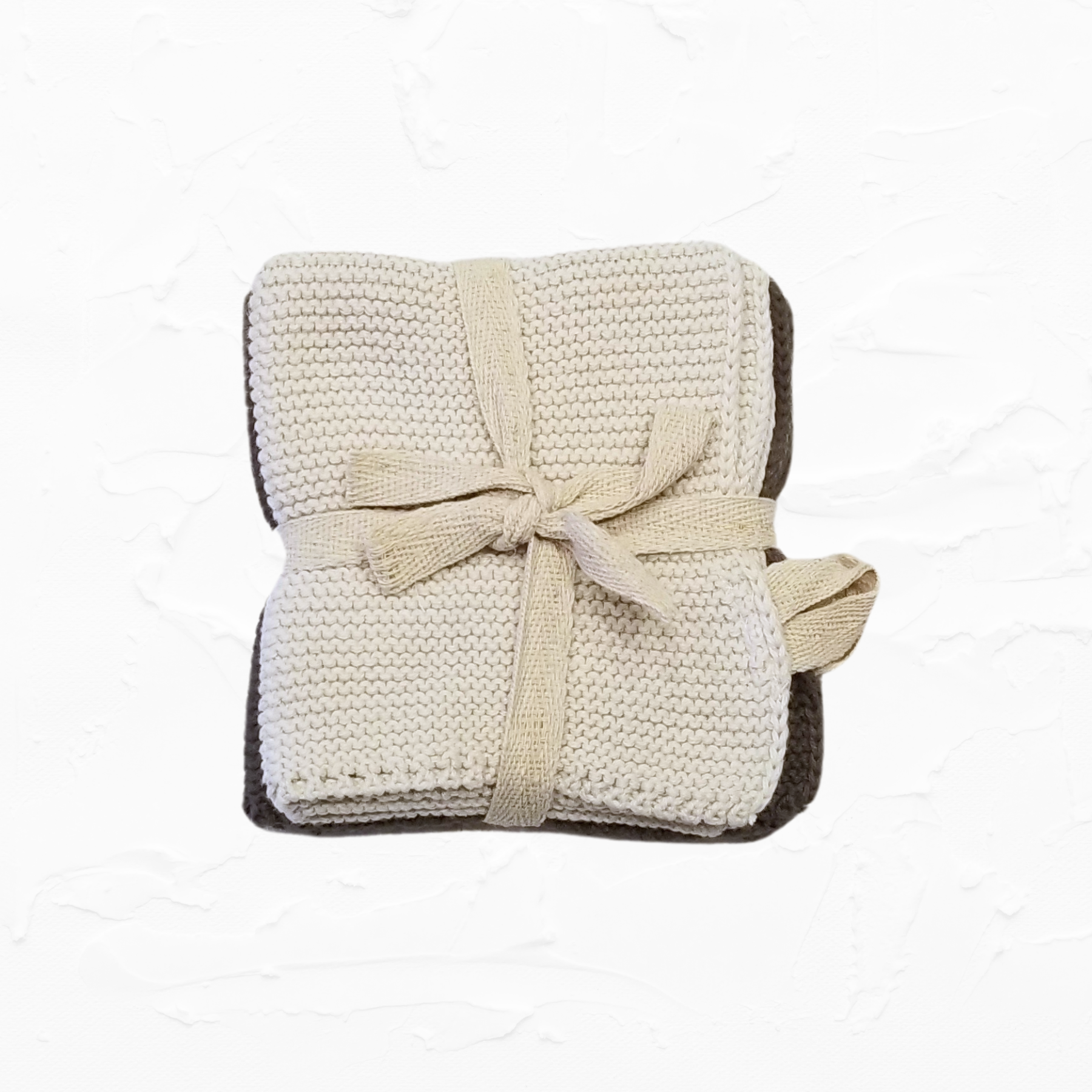 Cotton Knit Dish Cloths (set of 2)