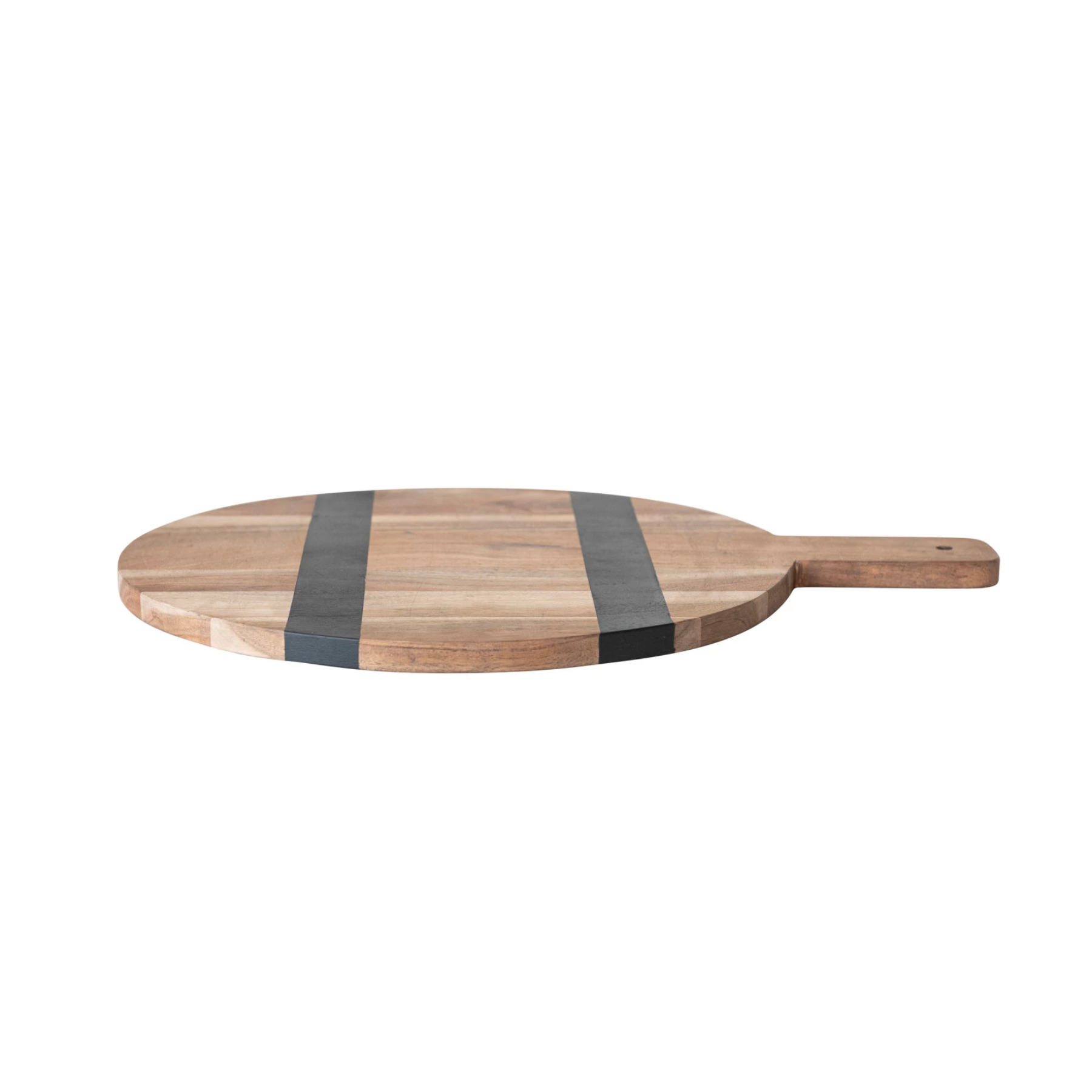 Round Mango Wood Cheese Board with Handle