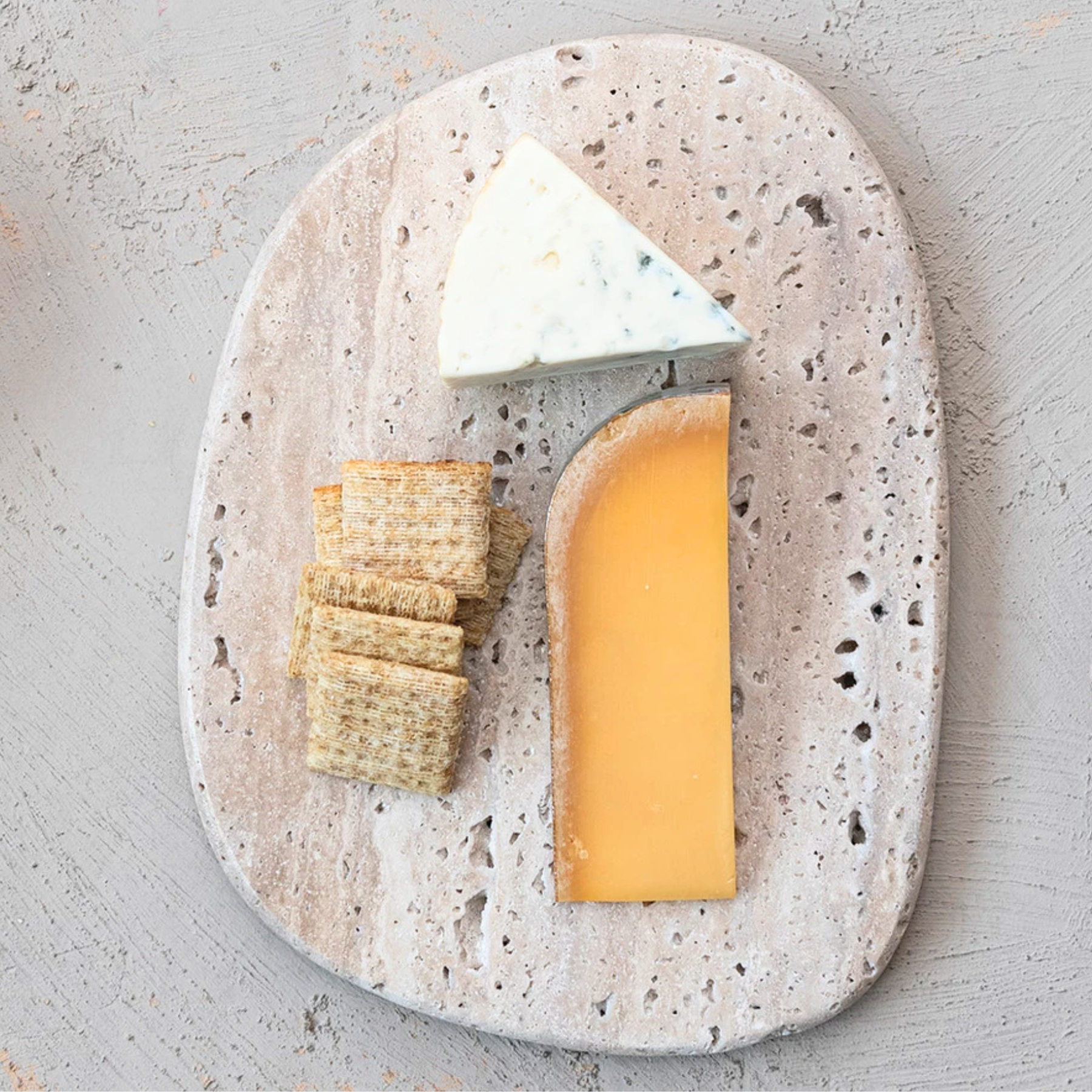 Travertine Cheese Board