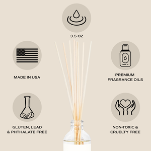 Weekend Reed Diffuser Features