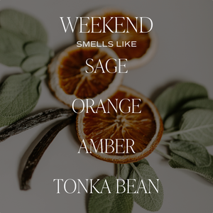 Weekend Reed Diffuser Scent Notes