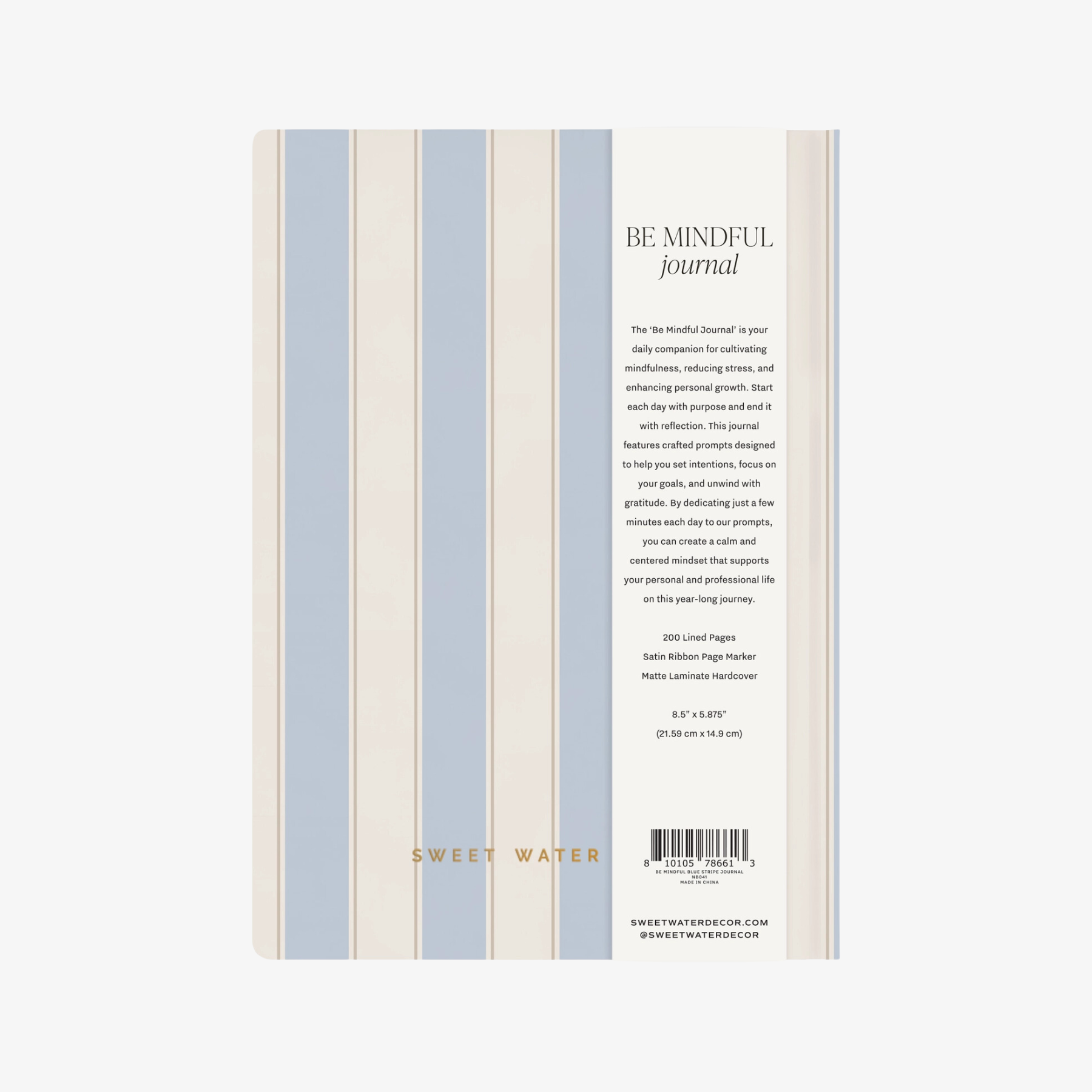 Be Mindful Prompted Journal