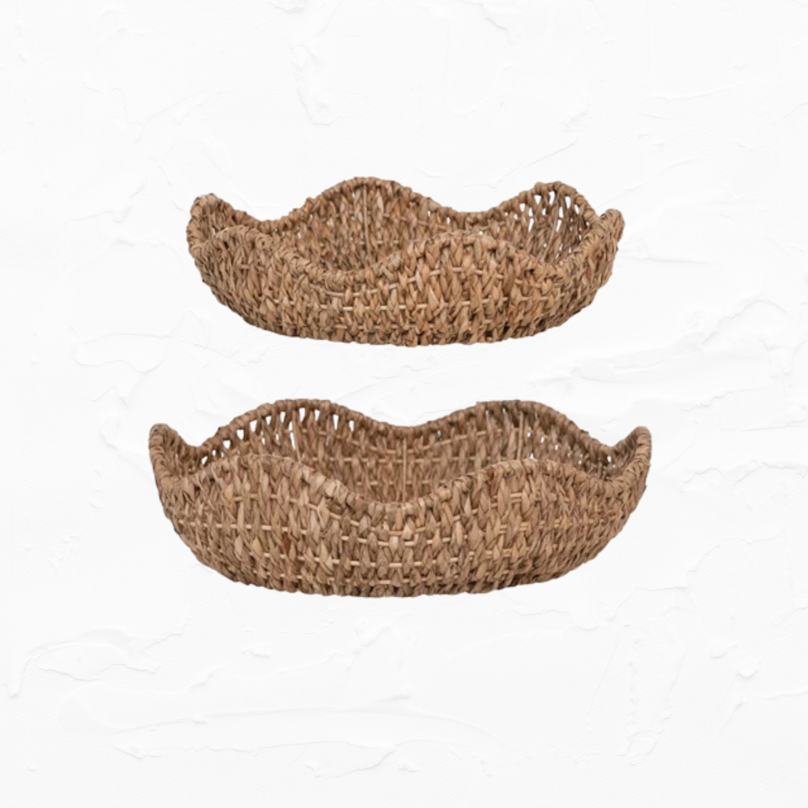 Braided Bankuan Bowl with Scalloped Edge