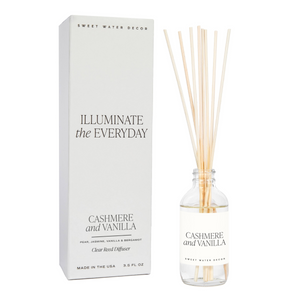 Cashmere + Vanilla Reed Diffuser Packaging