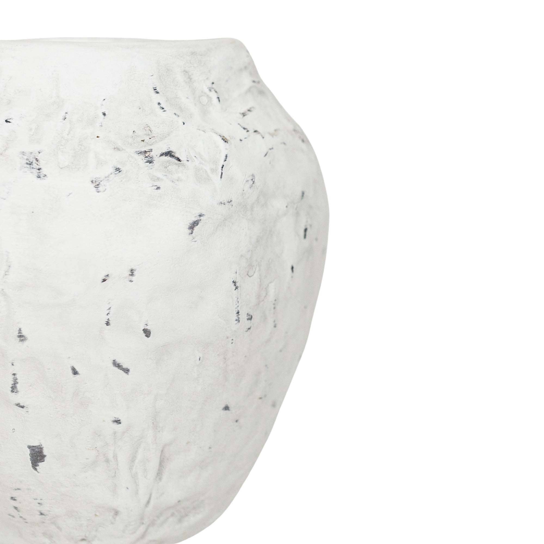 Distressed White Vase