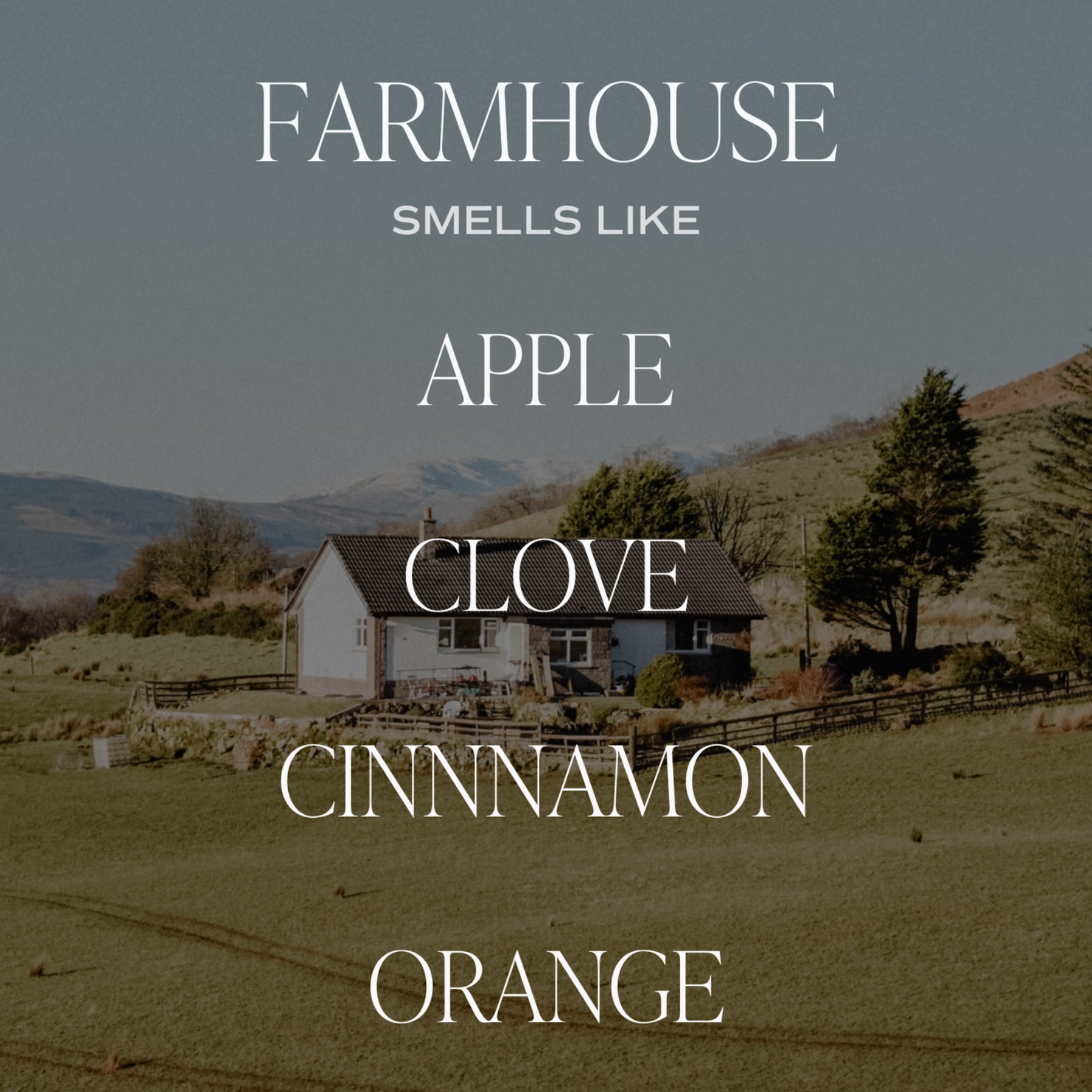 Farmhouse Reed Diffuser Scent Notes