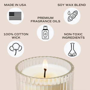 Wildflowers + Soy Candle Features