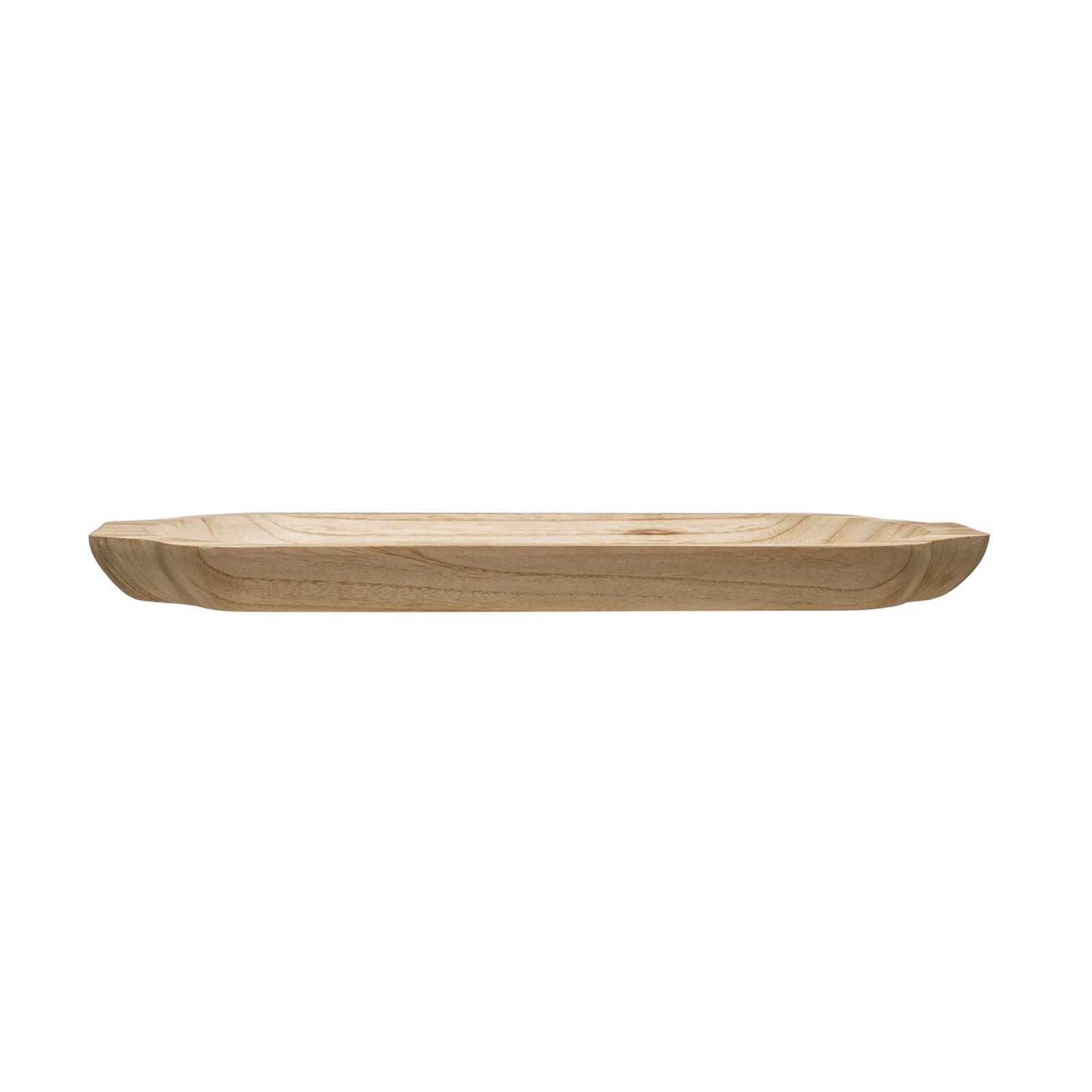 Large Decorative Paulownia Wood Tray