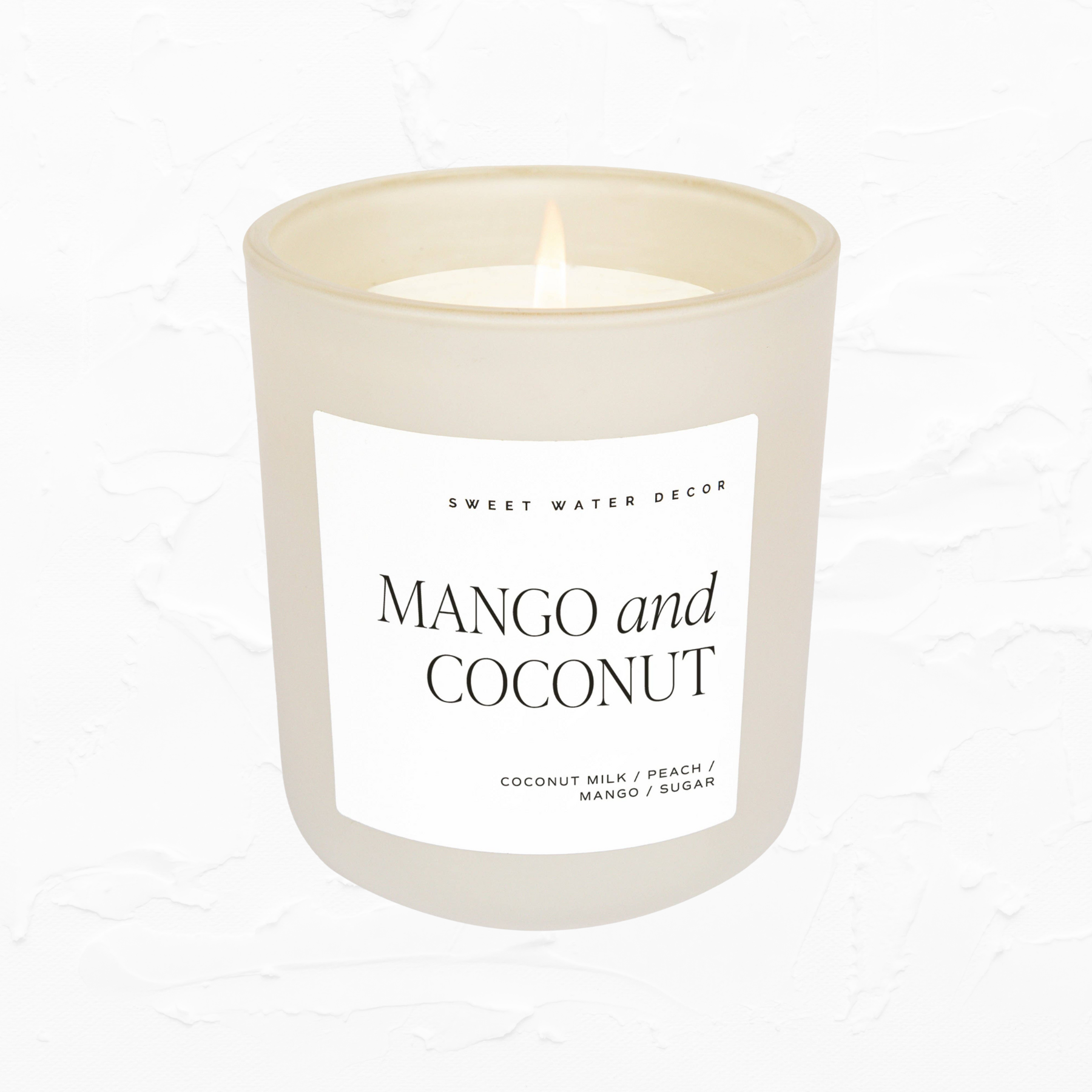 Mango + Coconut Soy Candle in Matte Jar