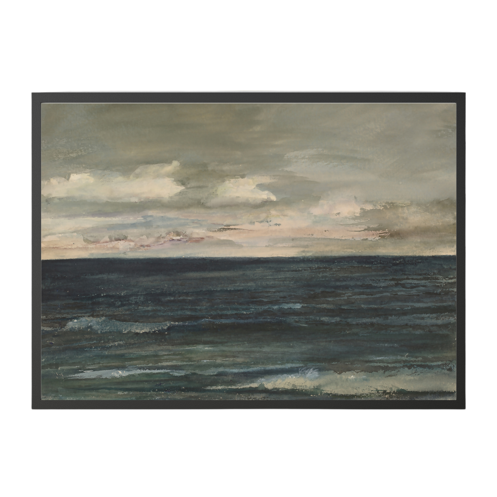 Moody Seascape Vintage Art Print