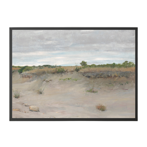 Neutral Beach Vintage Art Print