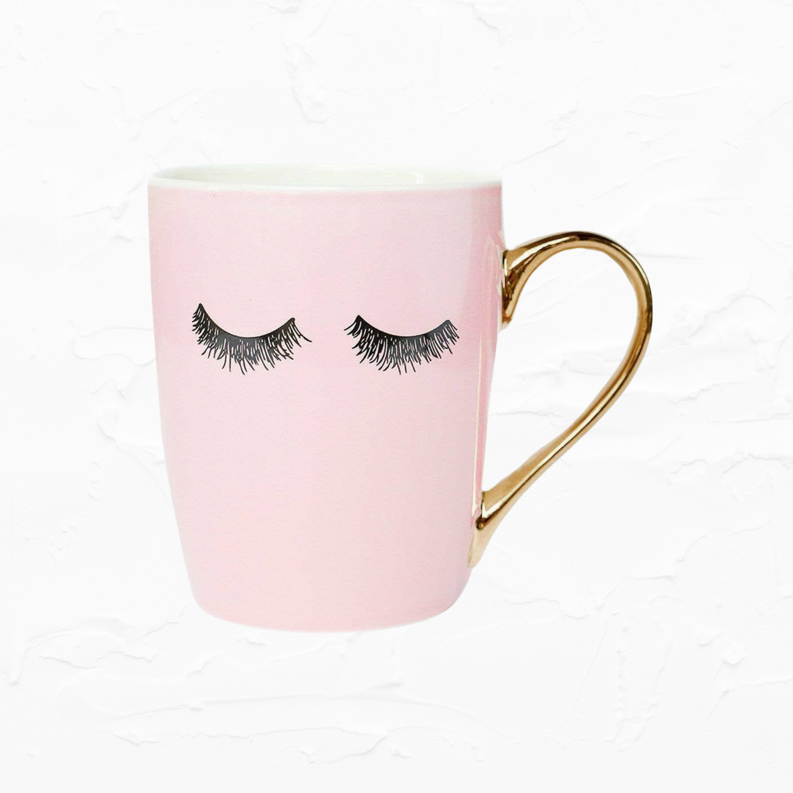Pink Eyelashes Coffee Mug