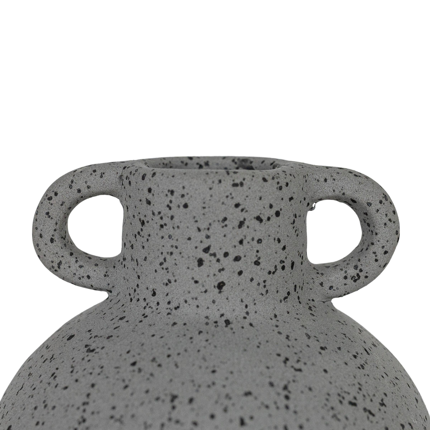 Speckled Dual Handled Vase Handles