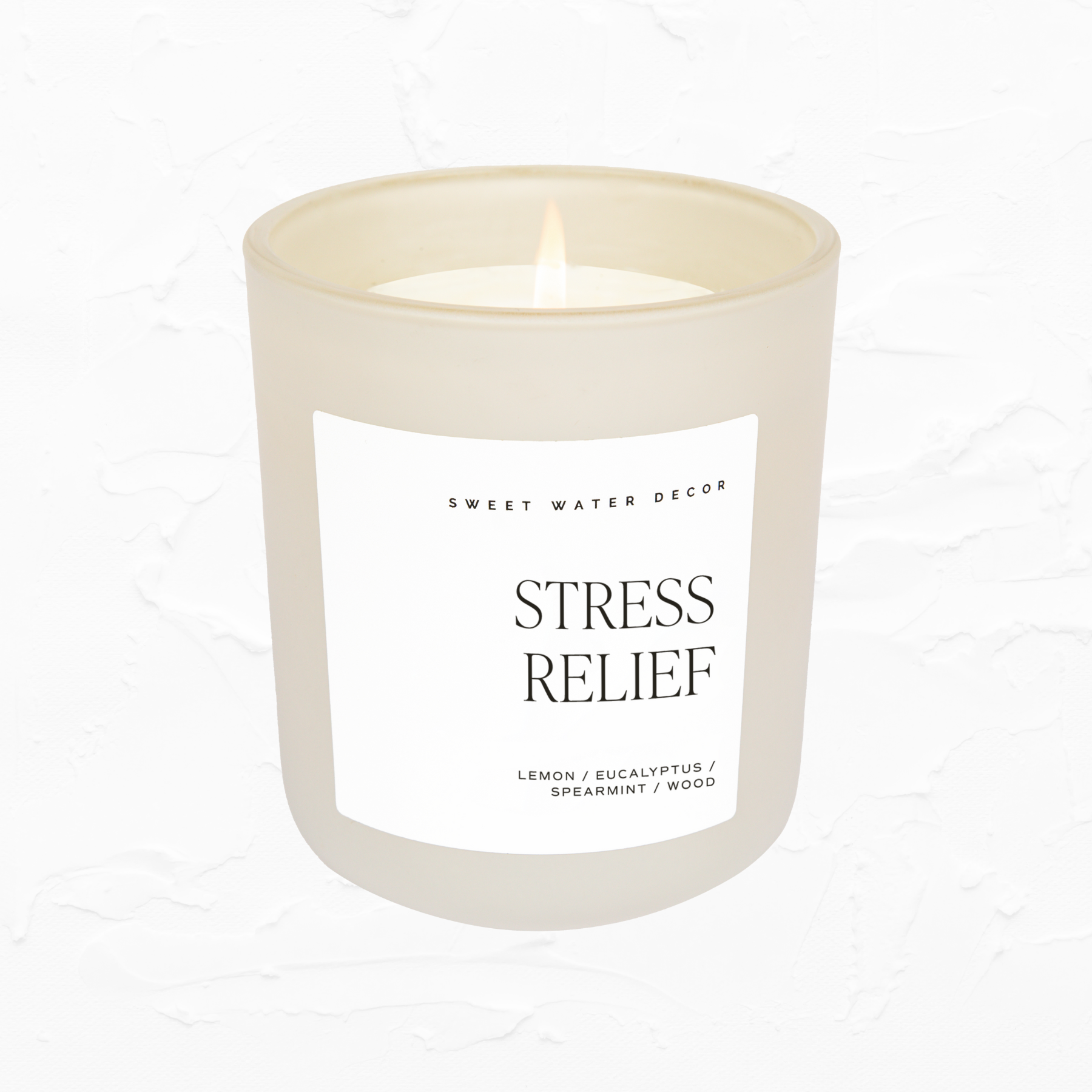 Stress Relief Soy Candle in Matte Jar