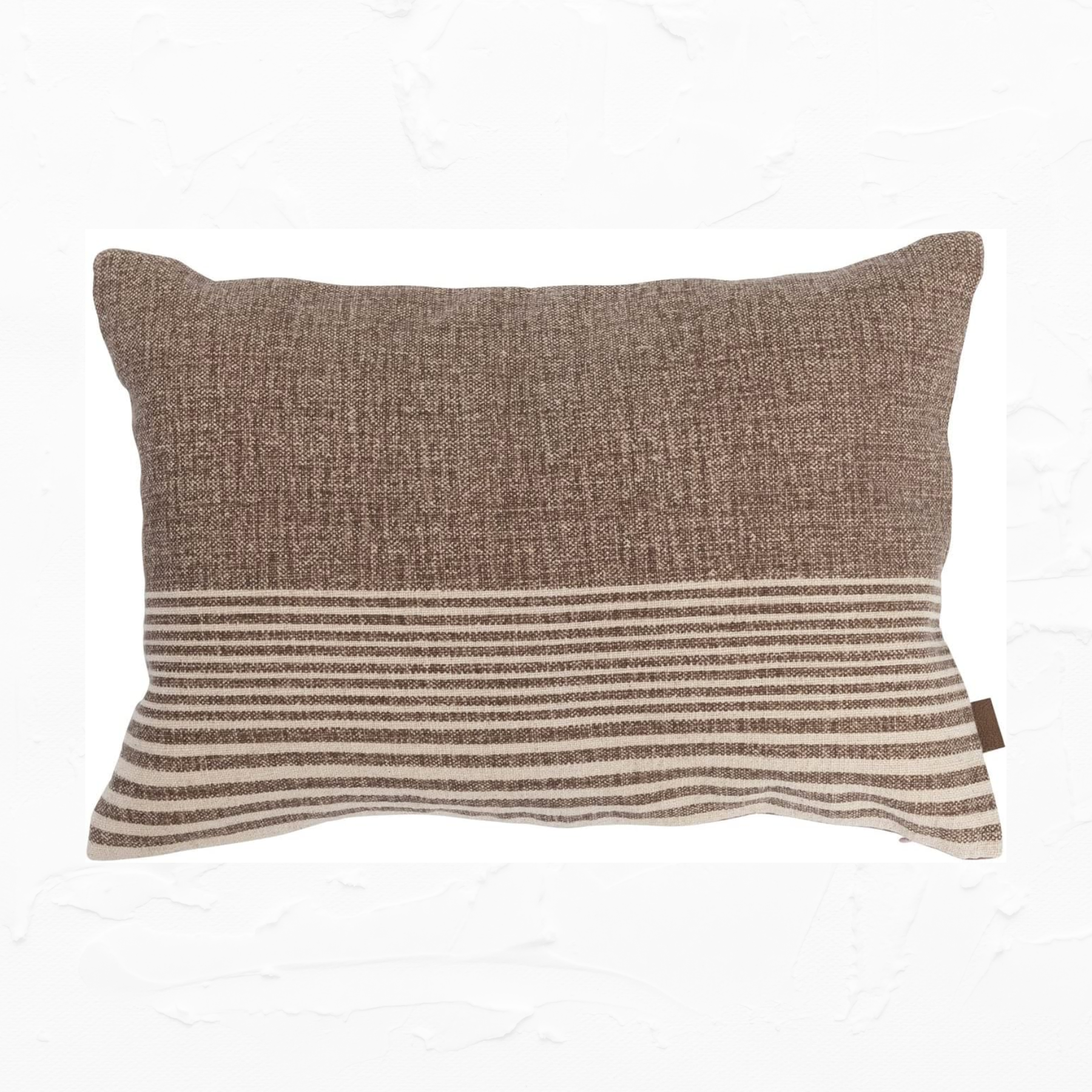 Striped Lumbar Pillow