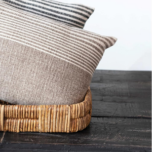 Striped Lumbar Pillow