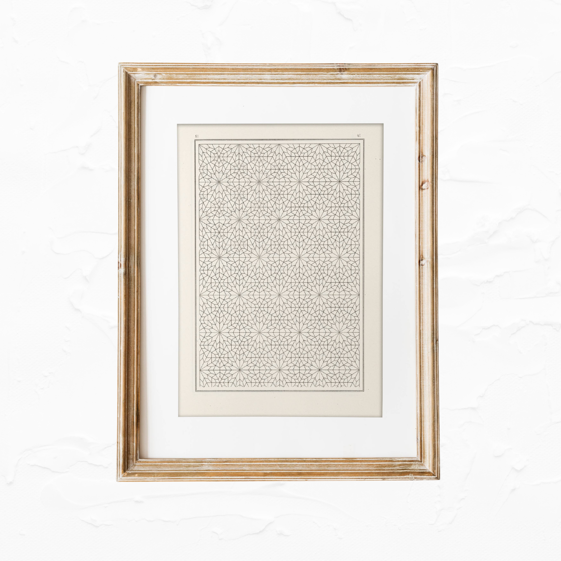 Vintage Geometric Art Print