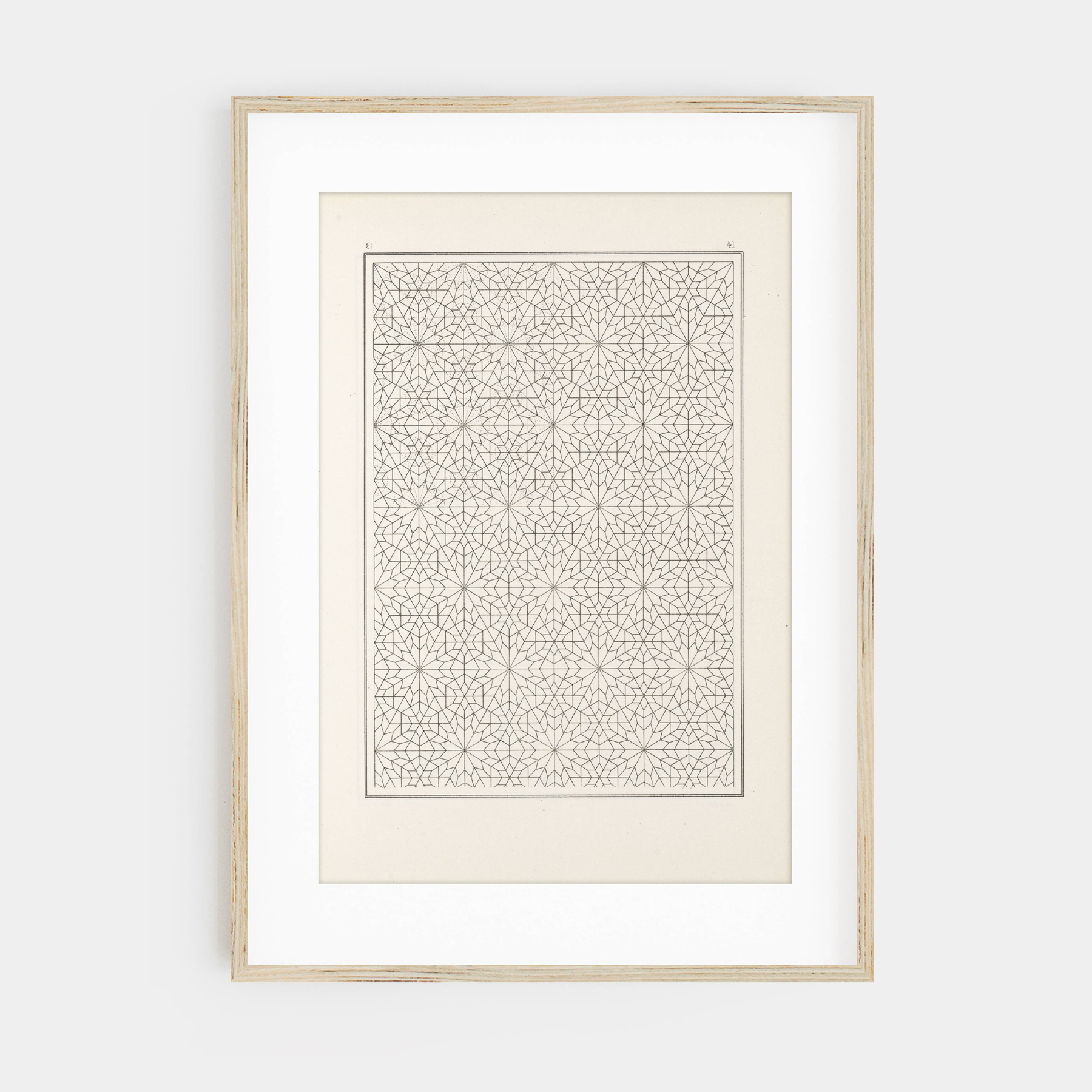 Vintage Geometric Art Print