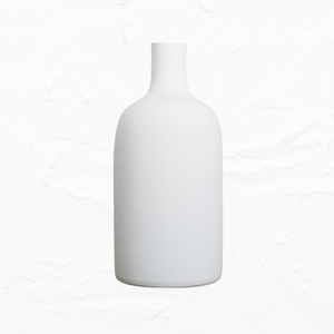 White Earthenware Vase