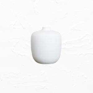 White Earthenware Vase 