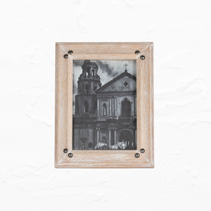 Whitewashed Wood Picture Frame