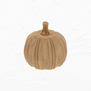 Wicker Textured Pumpkin