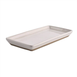 Cream Speckled Ceramic Tray