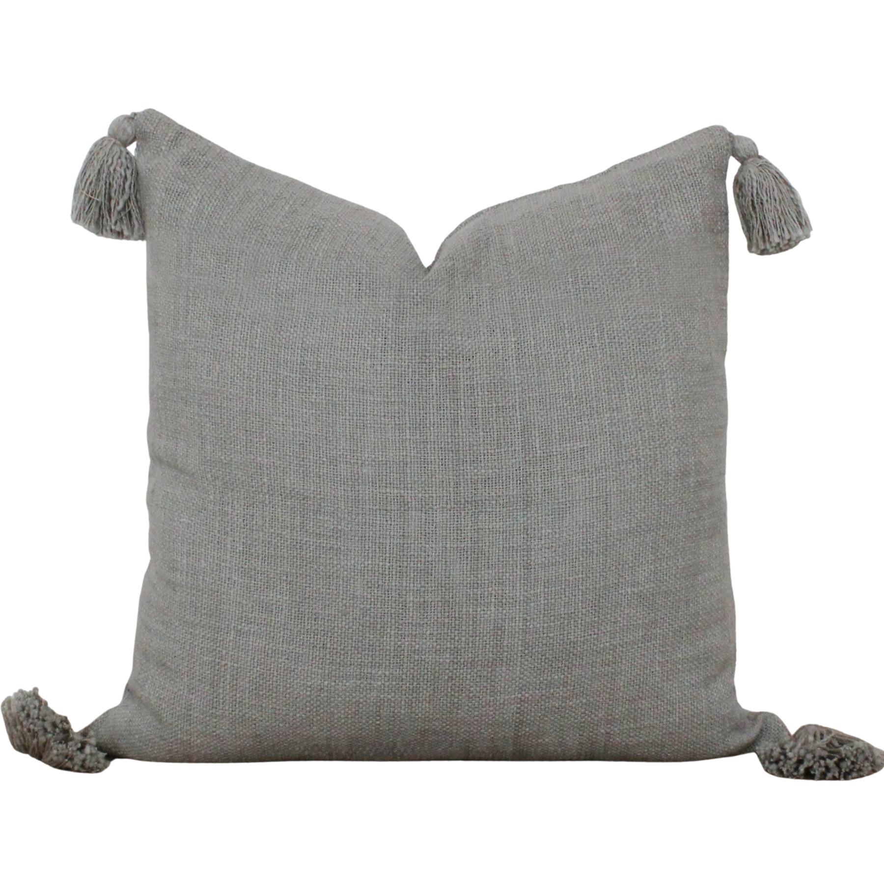 Hand Woven Tassel Pillow Cover