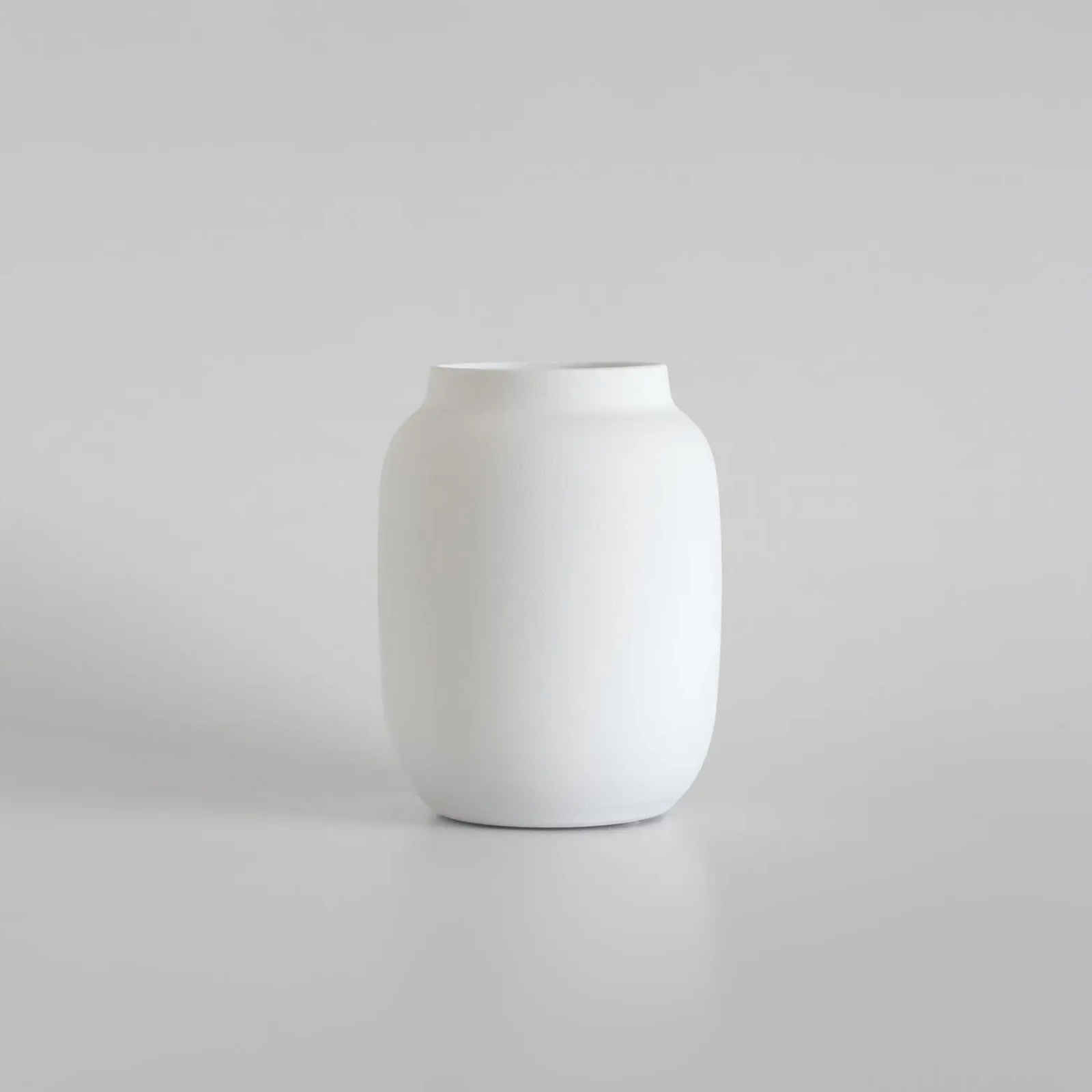 White Earthenware Vase