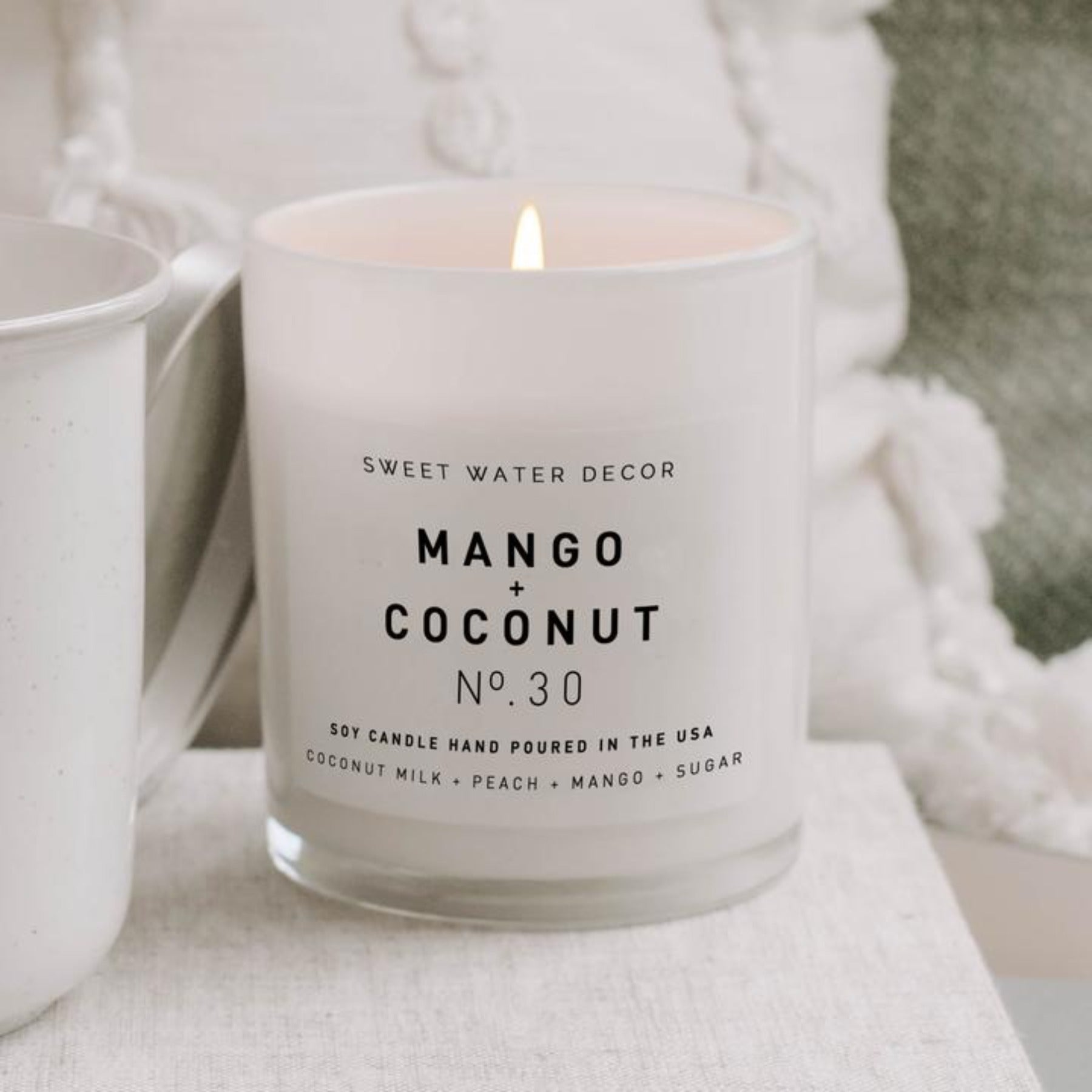 Mango + Coconut Soy Candle