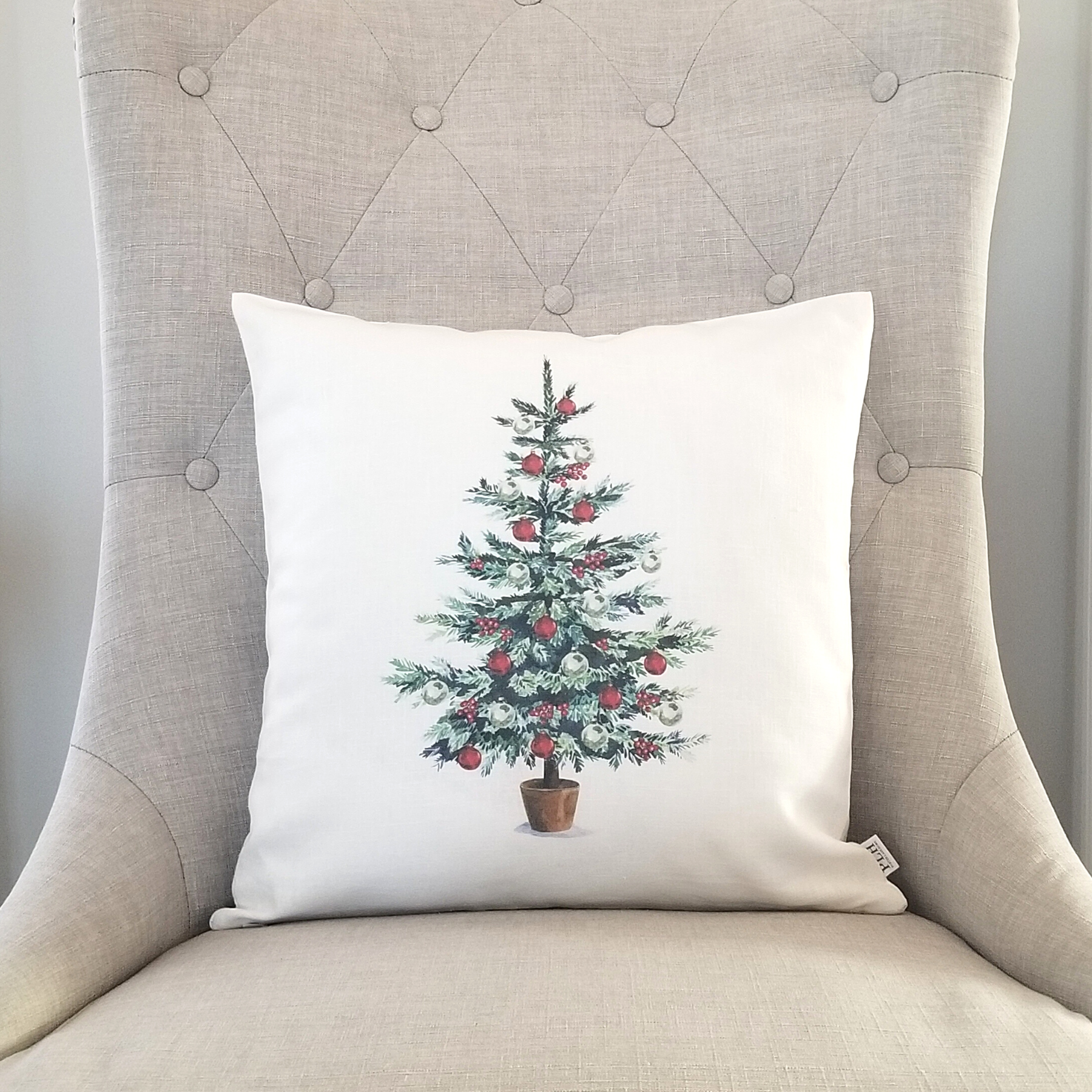Christmas Tree Pillow Cover