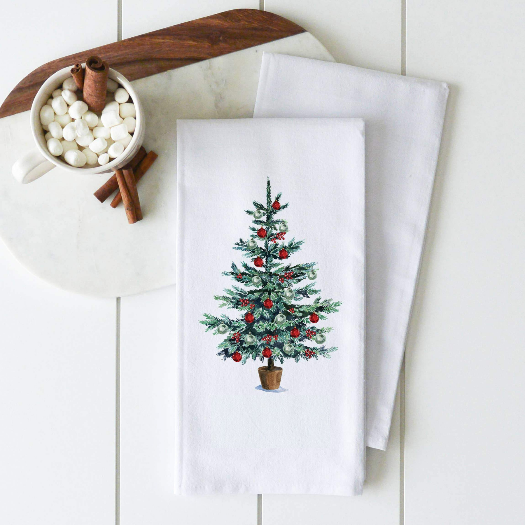 Christmas Tree Tea Towel