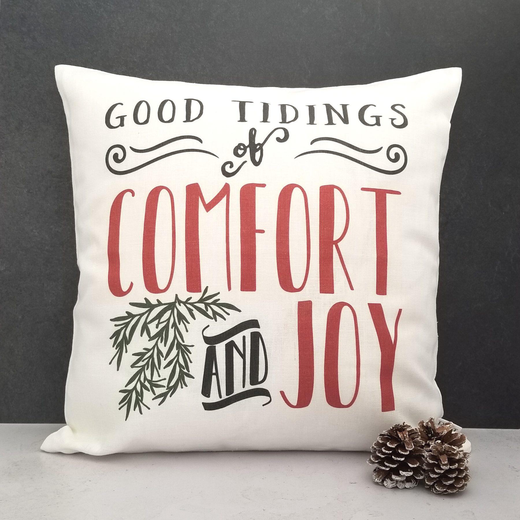 Comfort and Joy Pillow Cover