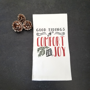 Comfort and Joy Tea Towel