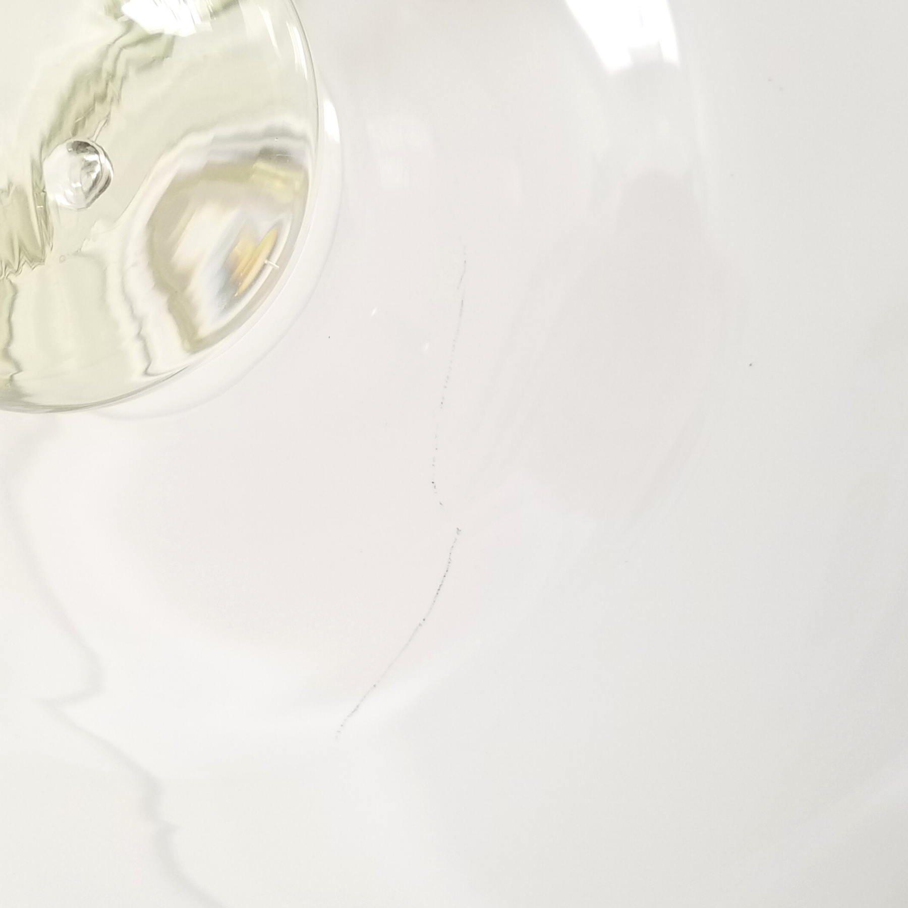 Glass Dome Scratches