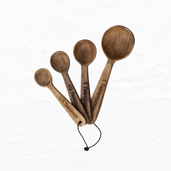 Mango Wood Measuring Spoons One Cozy Home