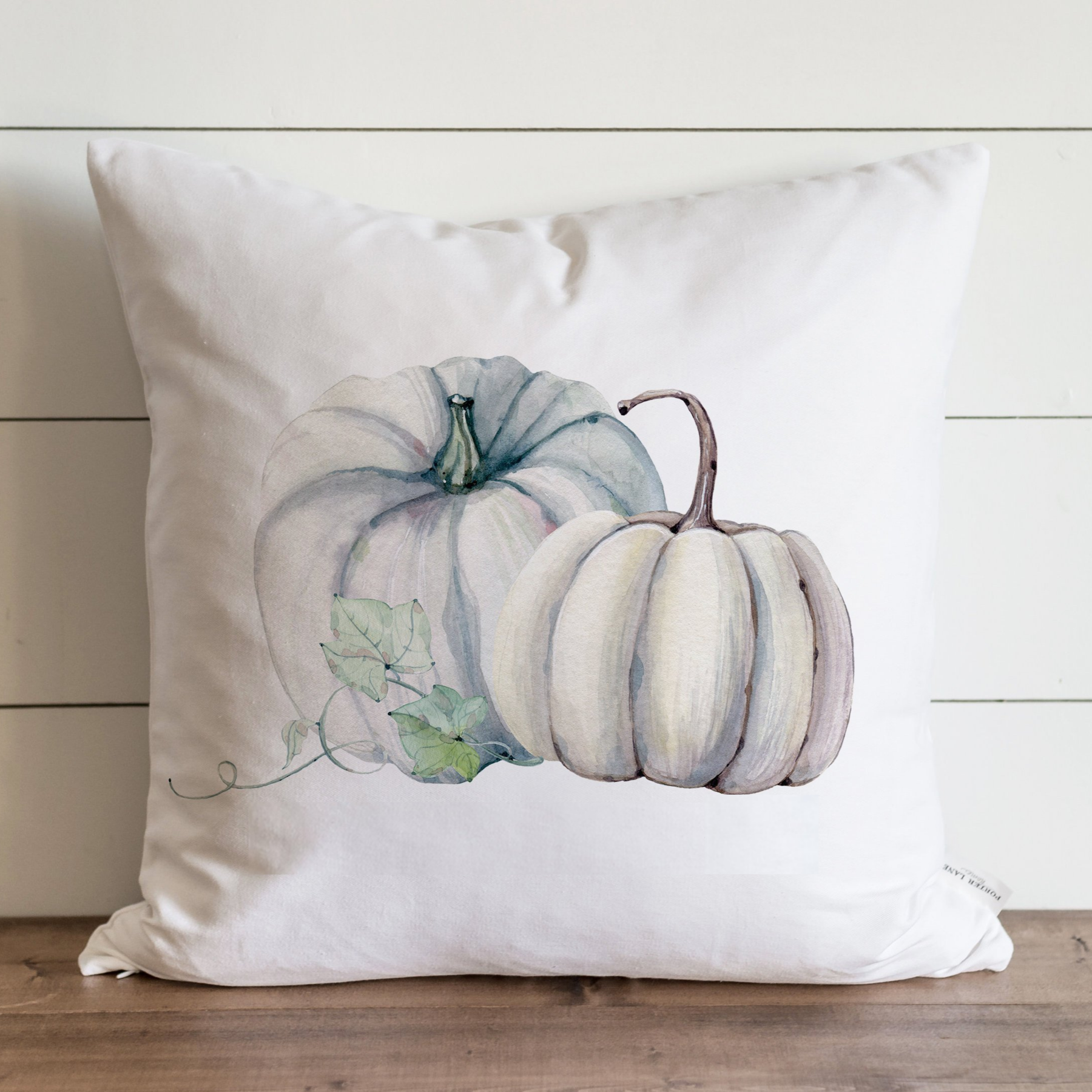 Neutral Pumpkin Pillow Cover