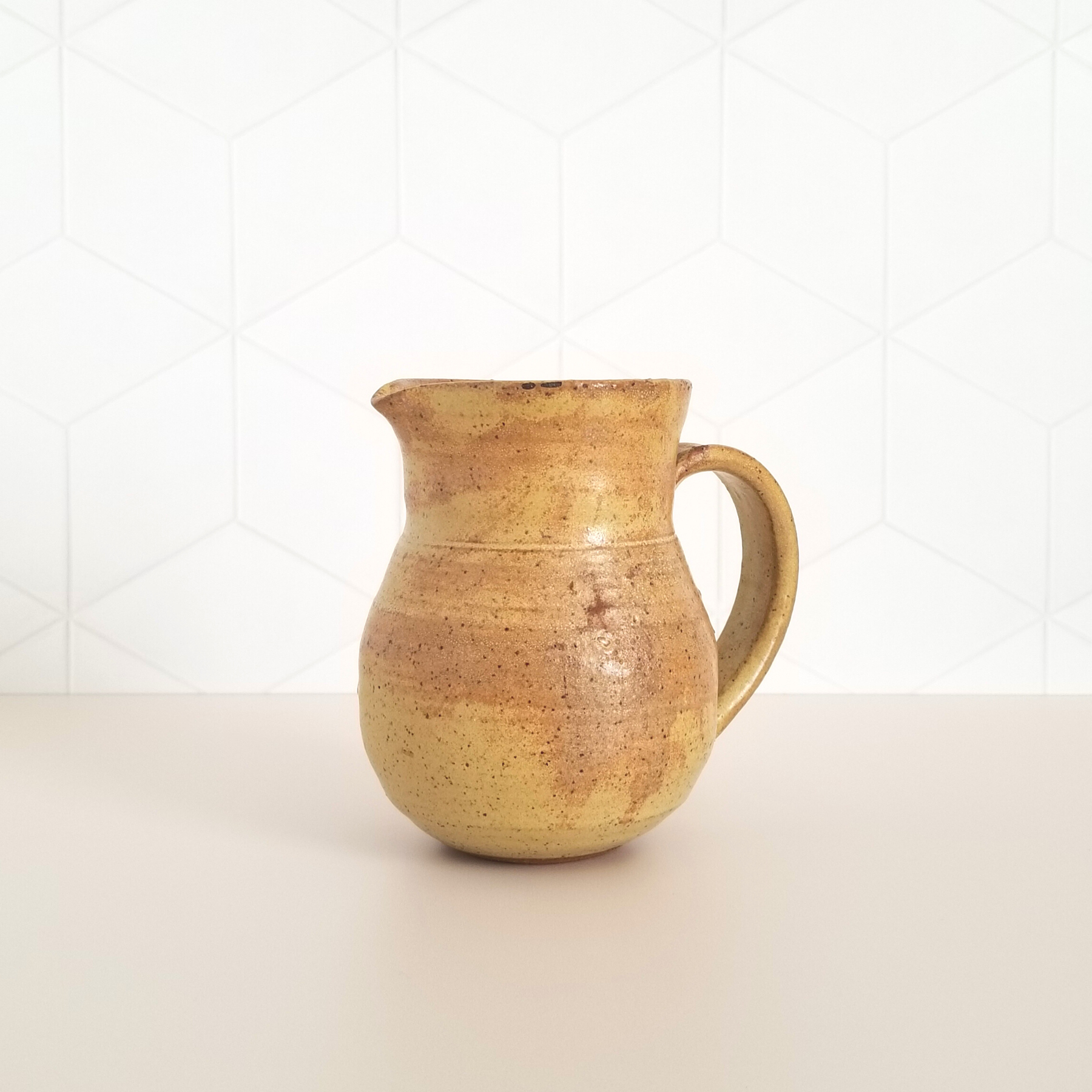 Small Rustic Pottery Pitcher