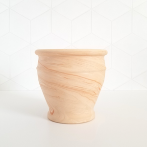 Swirled Terra Cotta Pot