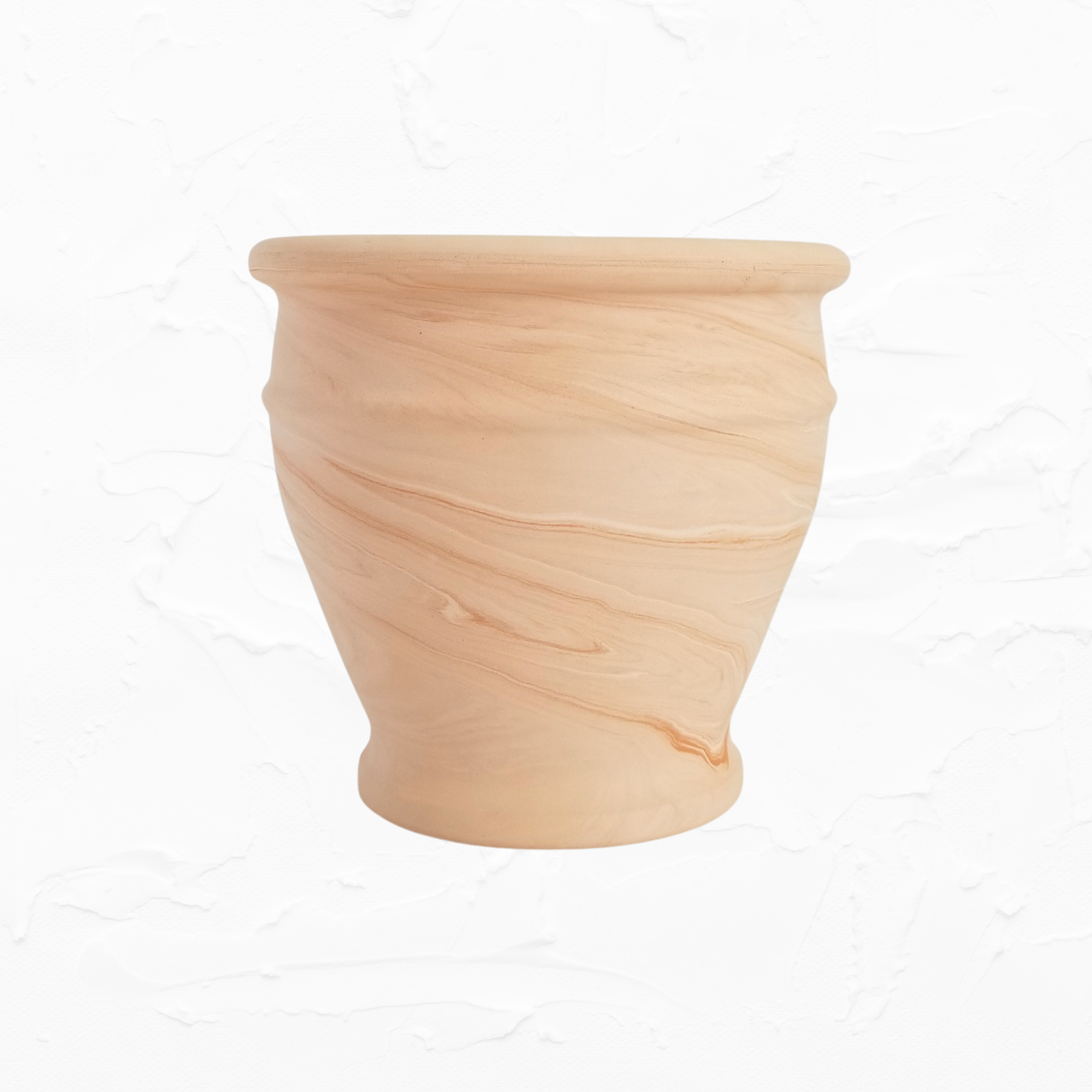 Swirled Terracotta Pot
