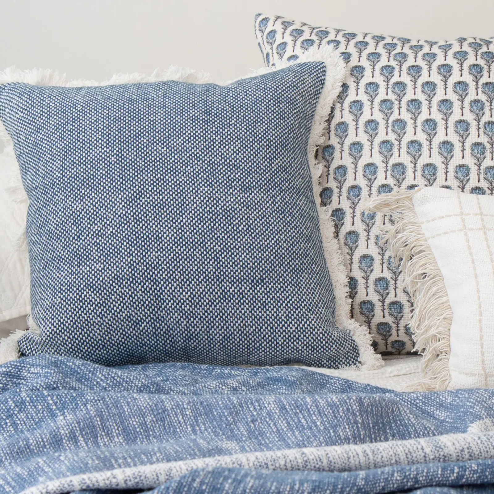 Textured Woven Pillow Cover