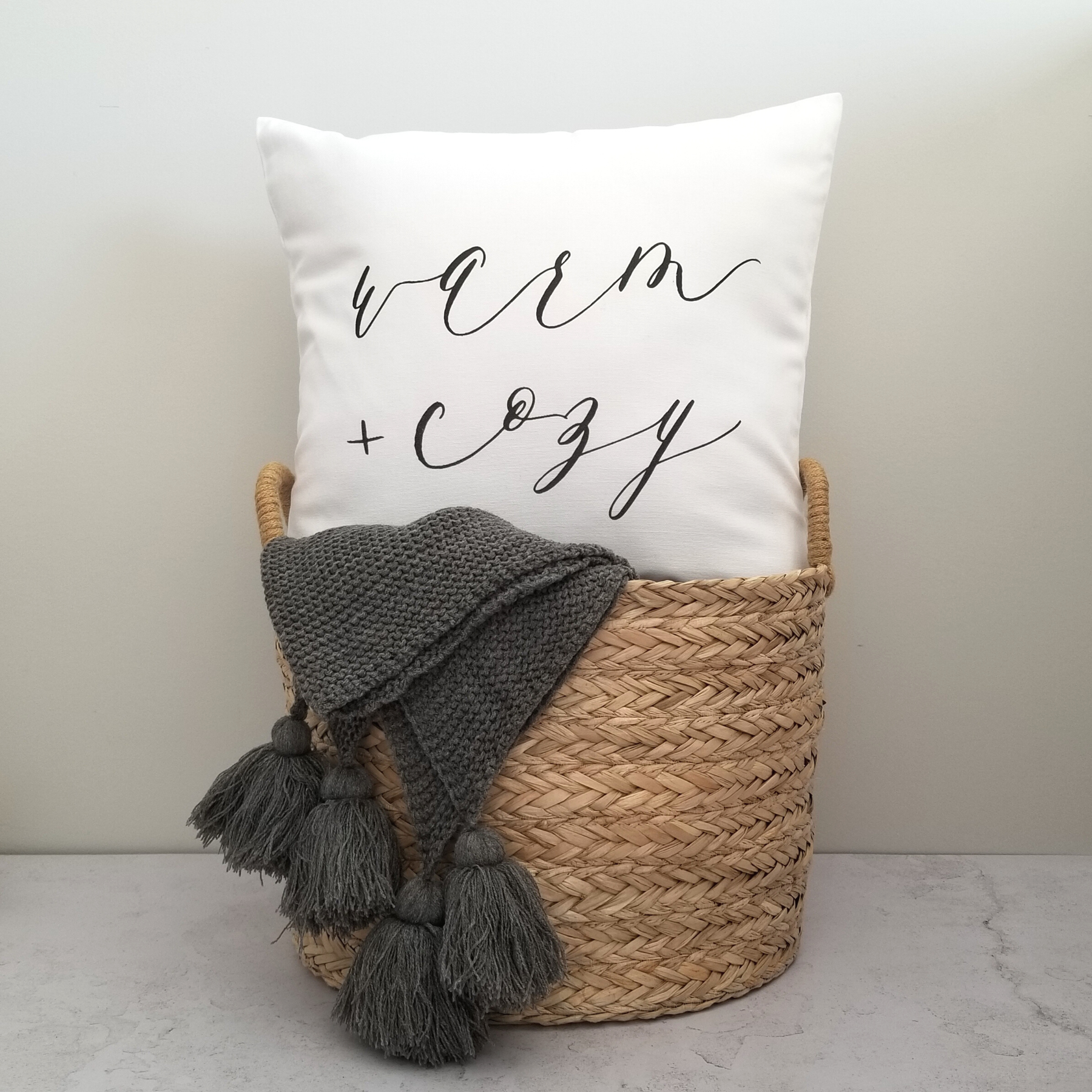 Warm Cozy Pillow Cover One Cozy Home