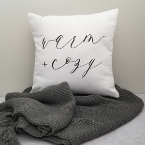 Warm top pillow cover