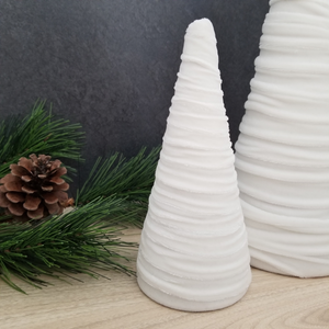White Velvet Tree Set
